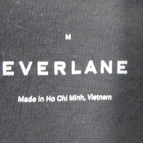 Everlane Party Of One Tee Dress Short Sleeve Mini M Black Cotton Minimalist 316 - Picture 6 of 9